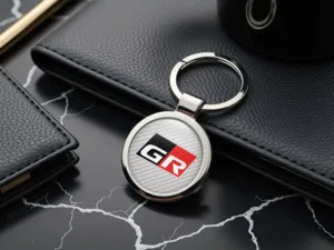 Toyota Anello Chiave Design Look Metallo Lusso Premium
